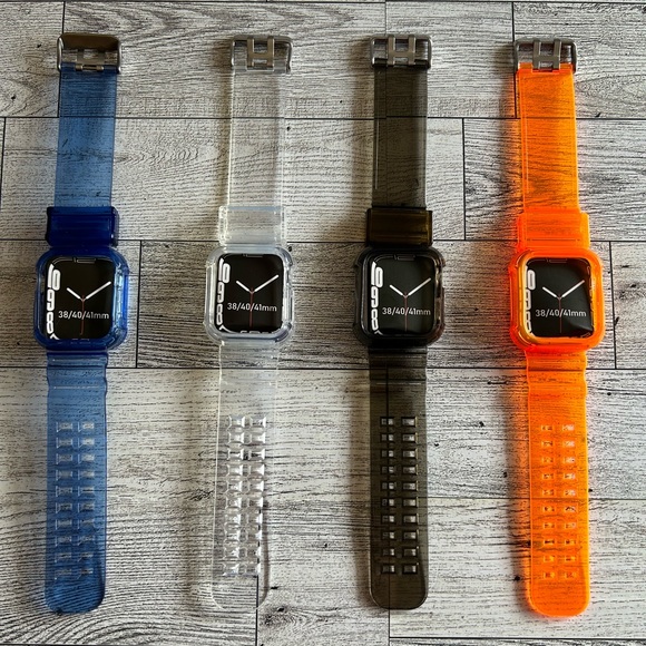 Transparent Apple Watch Bands – Fits 38/40/41mm - Picture 1 of 4